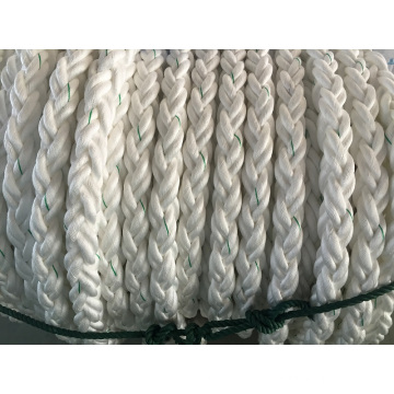 Corda de nylon da corda do PE da corda dos PP da corda da amarração da 8-Corda